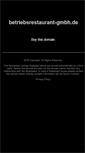 Mobile Screenshot of betriebsrestaurant-gmbh.de