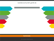 Tablet Screenshot of betriebsrestaurant-gmbh.de
